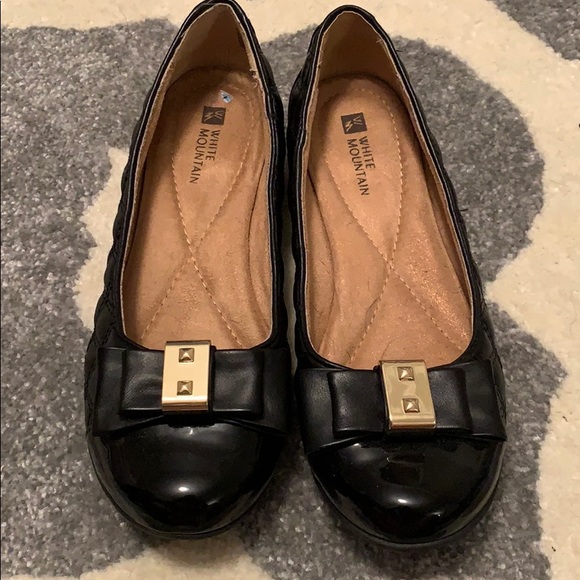 NWOB White mountain black flats size 6.5 - Picture 5 of 6